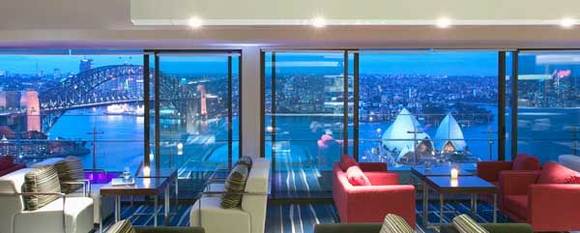 Club InterContinental offer sweeping views of Sydney Harbour.