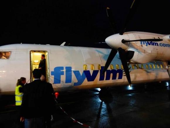 VLM Airlines VG125 from ANR to GVA, Fokker 50 aircraft.