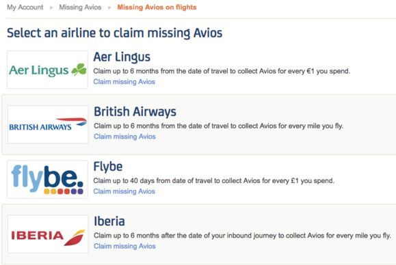 MissingAvios