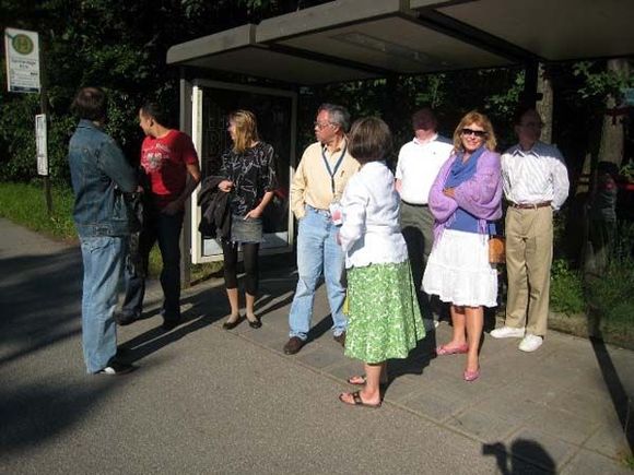 Hilton bus stop