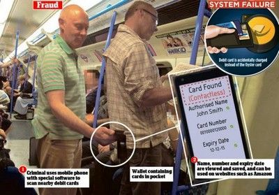 hackers stealing contactless