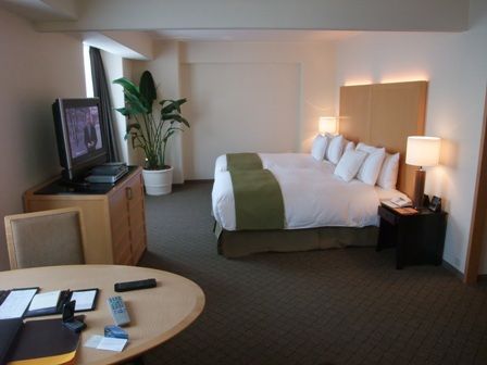 Larger upgraded room on the same floor as exec lounge.