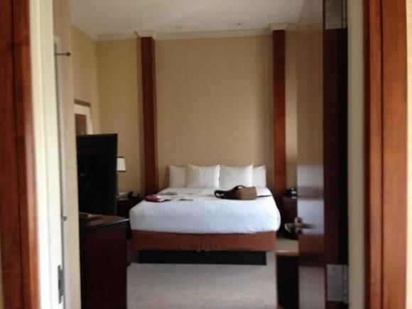 Hyatt Cleveland VIP suite bedroom