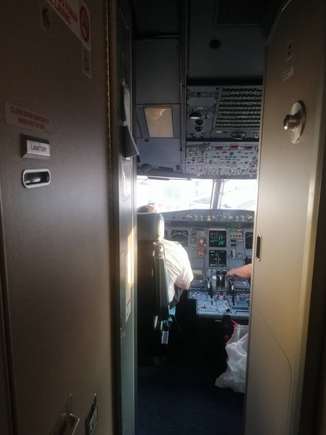 Cockpit.