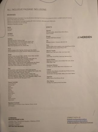 Price List A, page 3 (using Elite Breakfast benefit)