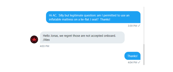 AC twitter isn't always correct, but here's their response.