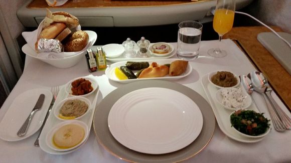 The Arabic Mezze "appitizer" in EK F is something to get excited about. 