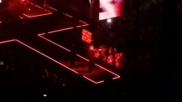 The closest to anything remotely identifiable with him in it. Camera has a bad zoom function and worse autofocus.