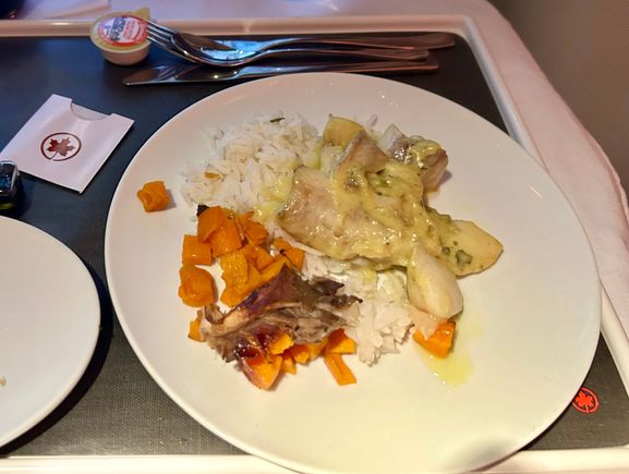 Green Curry Sablefish, YYZ-FCO