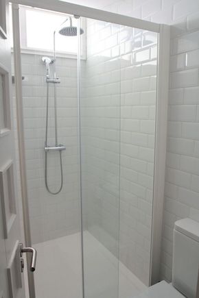 (some of the) shower – too big to fit in frame!