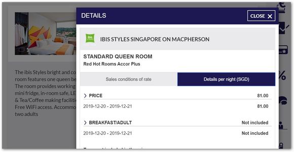 price no longer breakfast inclusive