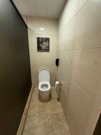King Studio toilet in a separate 'stall'. 