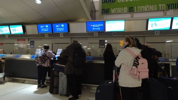 Check-in.