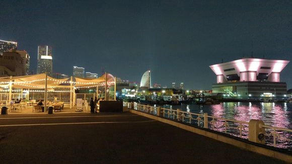 Waterfront at night
