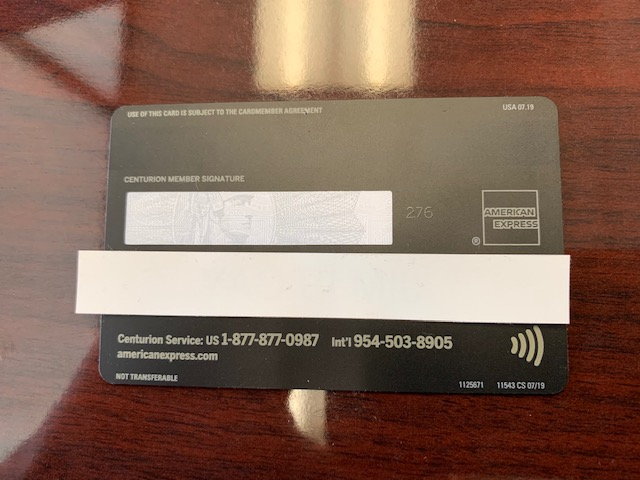 Centurion card (USA) refresh. Some benefits removed/added. $5k annual ...