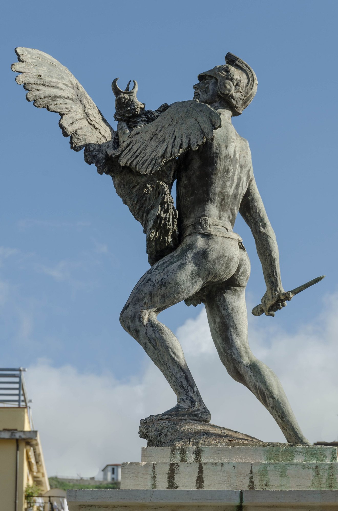 A downtown statue. What is its meaning? Anybody care to guess?