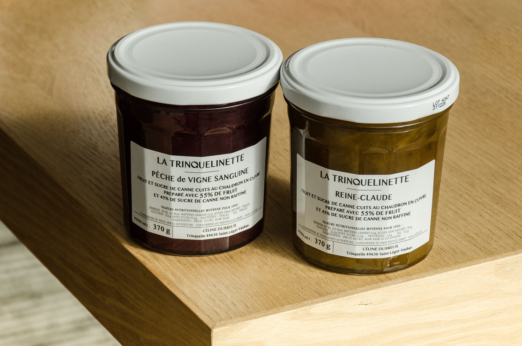 *If you remember just one thing from this TR, please make it the name of this jam company: La Trinquelinette. Celine DuBreil runs her business out of Saint-Leger-Vauban. Her specialty is flavours that have long been out of fashion, grandmas recipes etc. We discovered her excellent product deacdes ago but have only been able to find it here and there. The Reine Claude flavour here on the right was actually made from an Italian greengage plum invented at the above-mentioned Chateau Gaillard. Mo