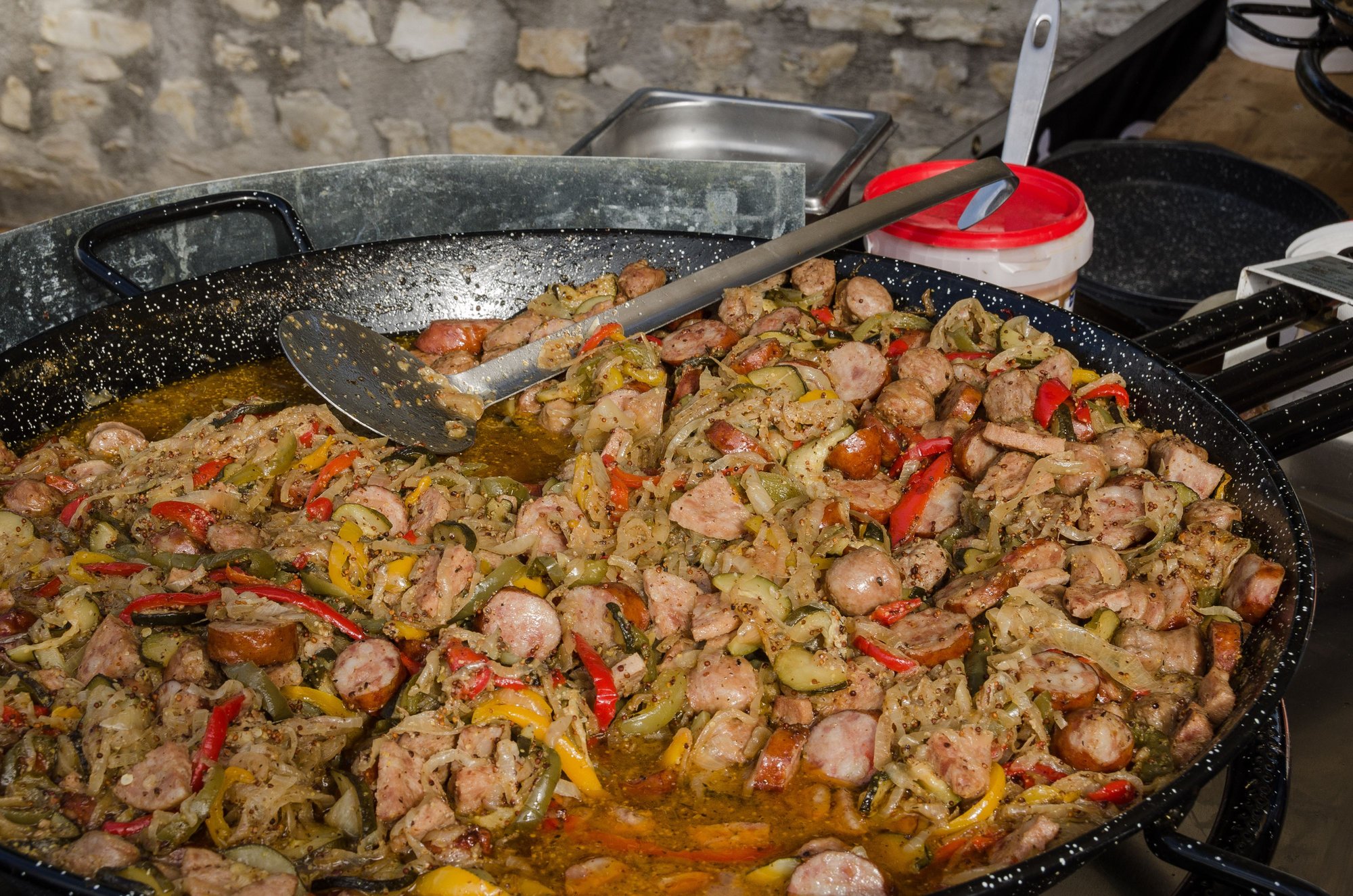 Delicious dish at an Azay fest.