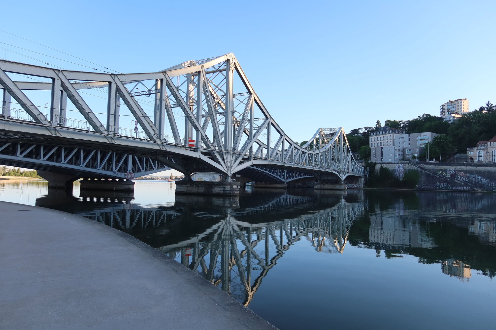 Bridge over the Saone near the Confluence