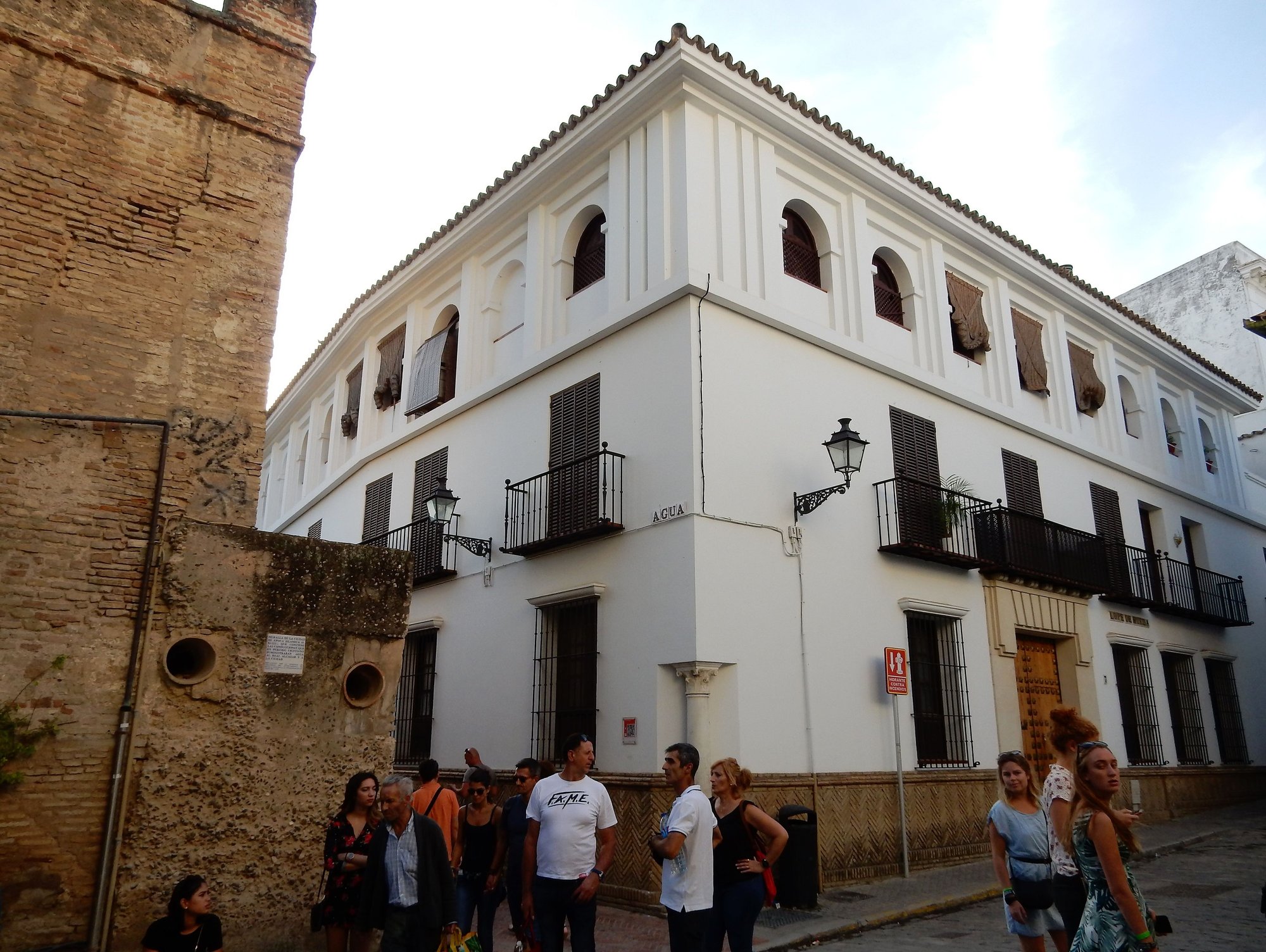 Puerto Banus, Spain - August 15, 2015: Tourists Walk Between