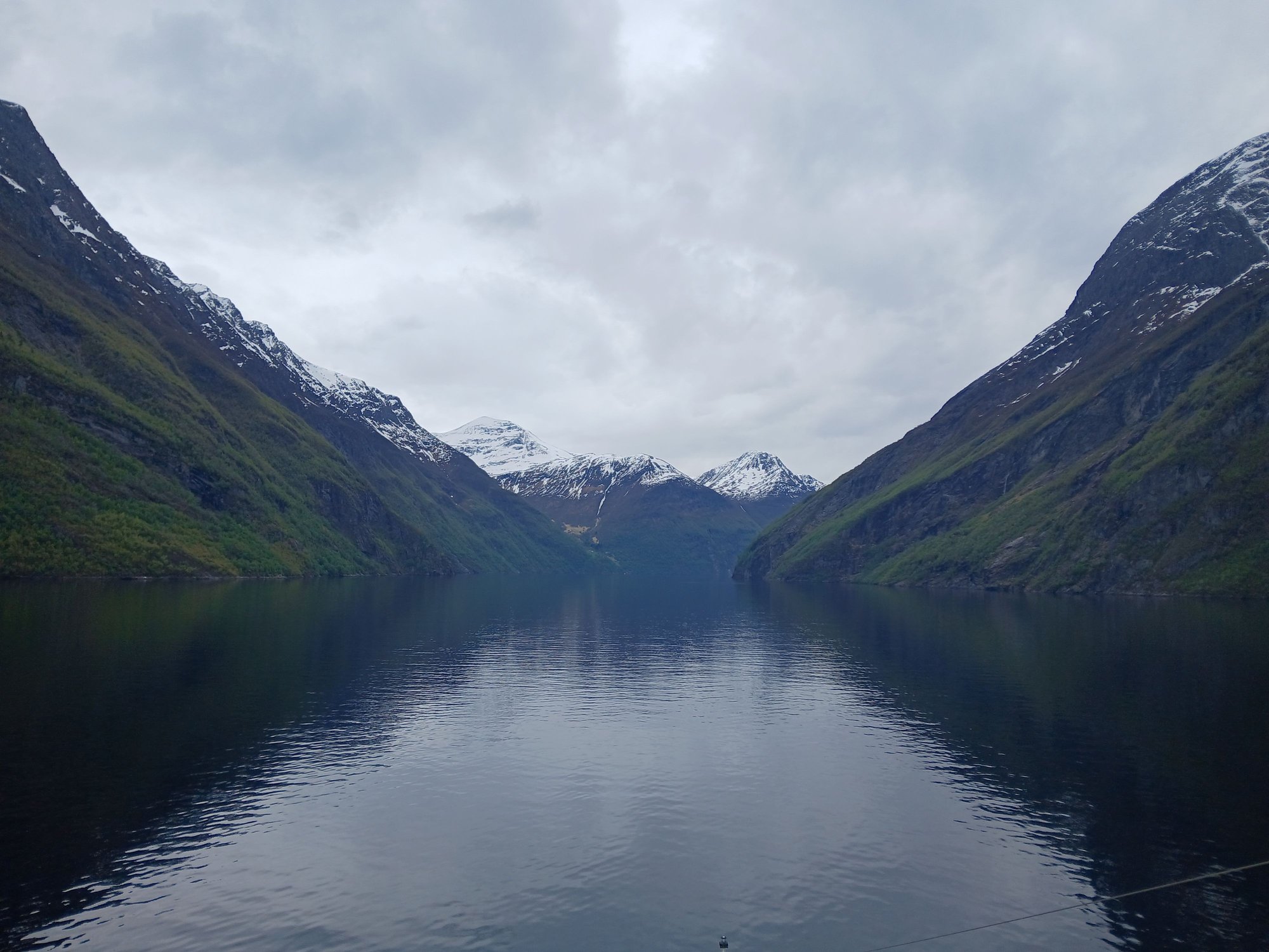 The fjord gets narrower