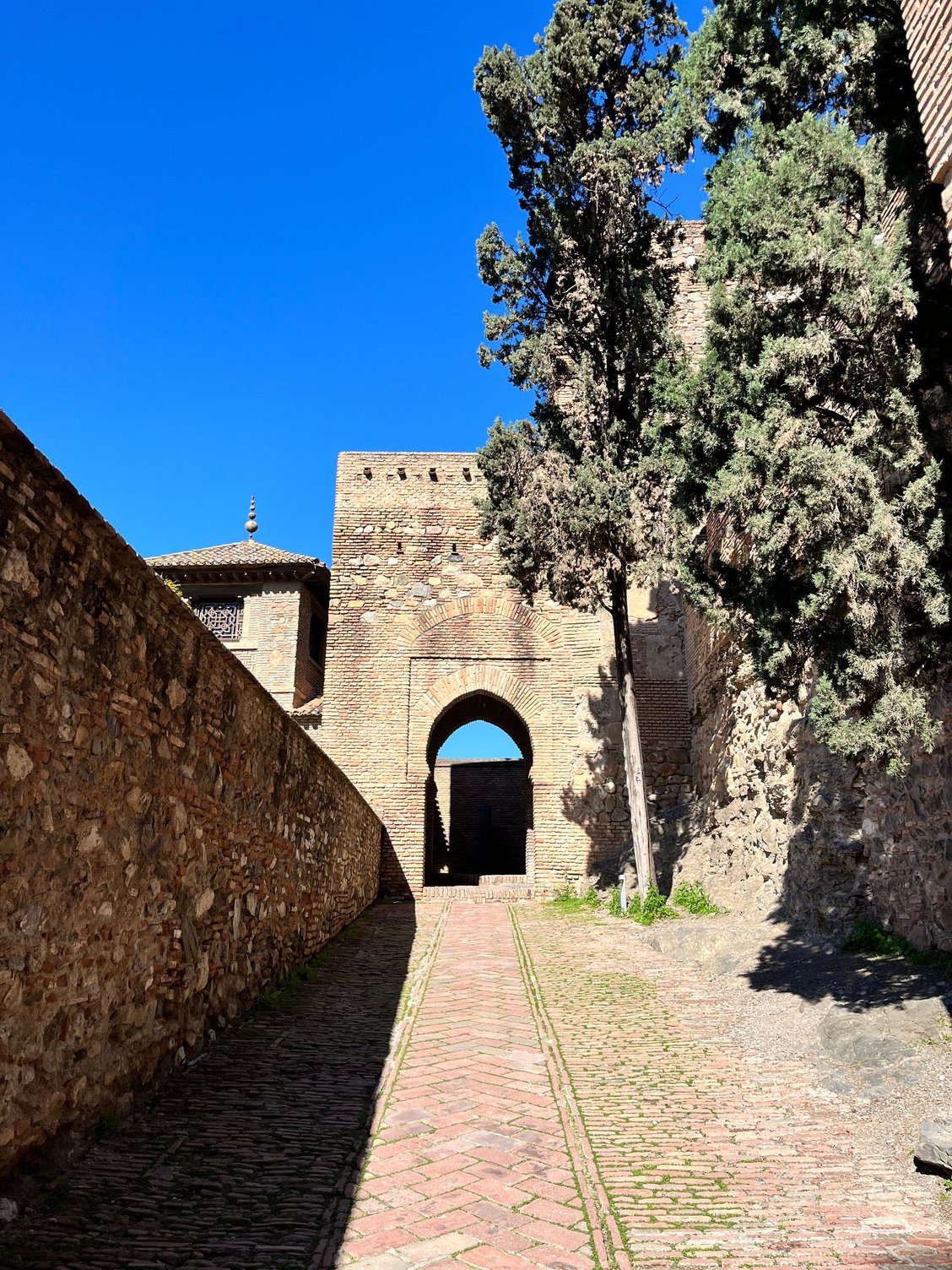 One of the gates in Alcazaba