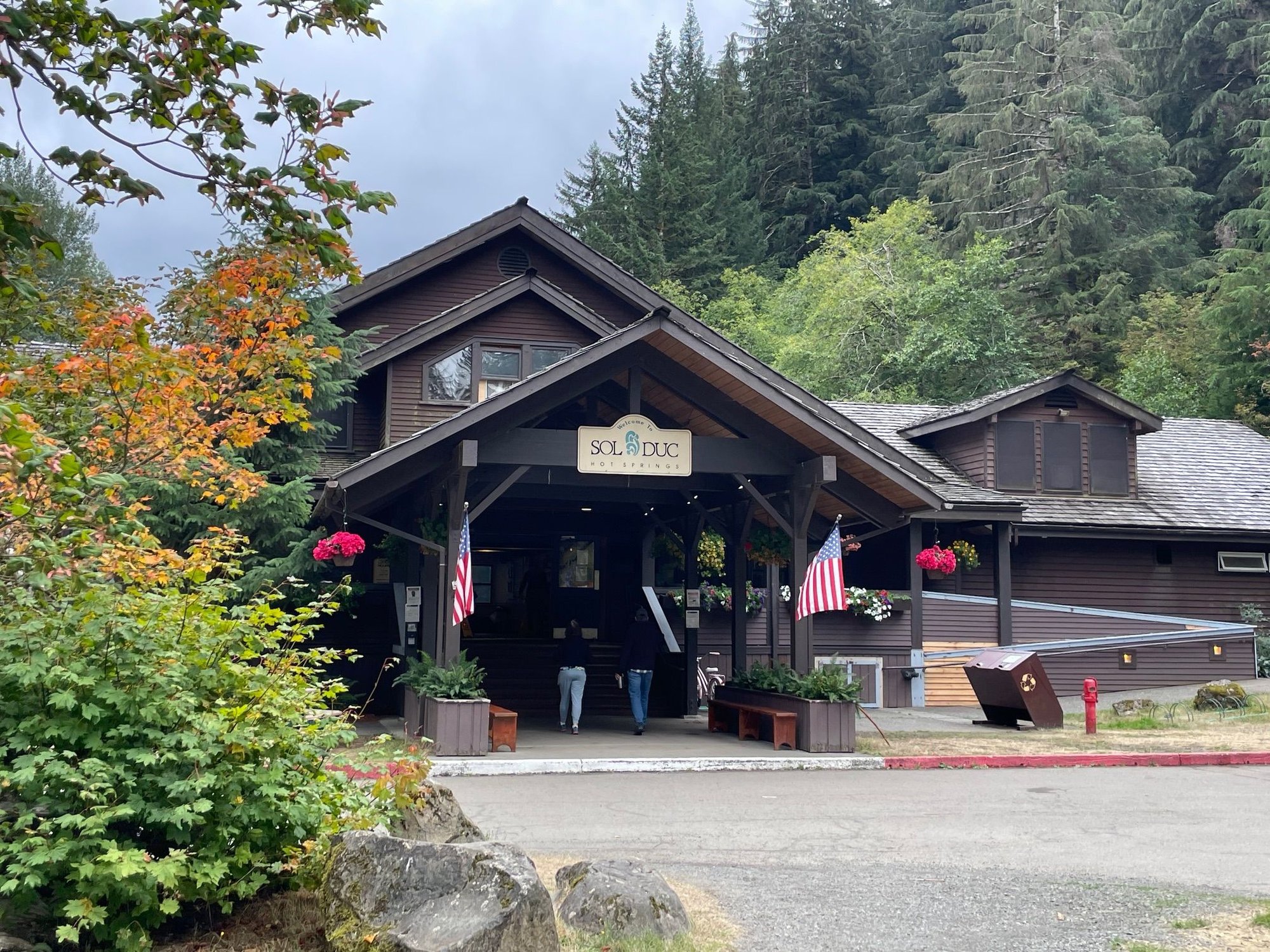 Sol Duc Spring Lodge. More on the springs later