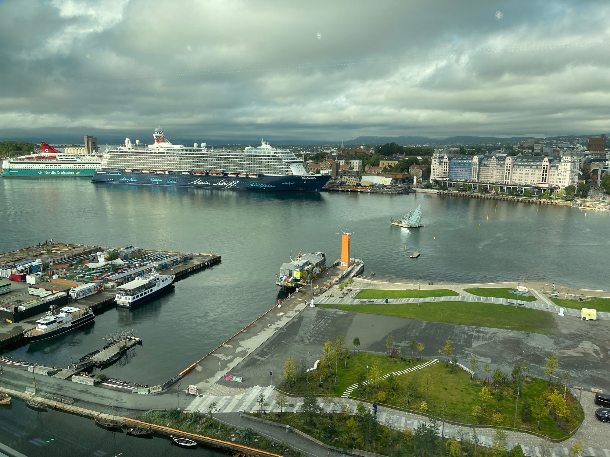 Views from the upper floor 