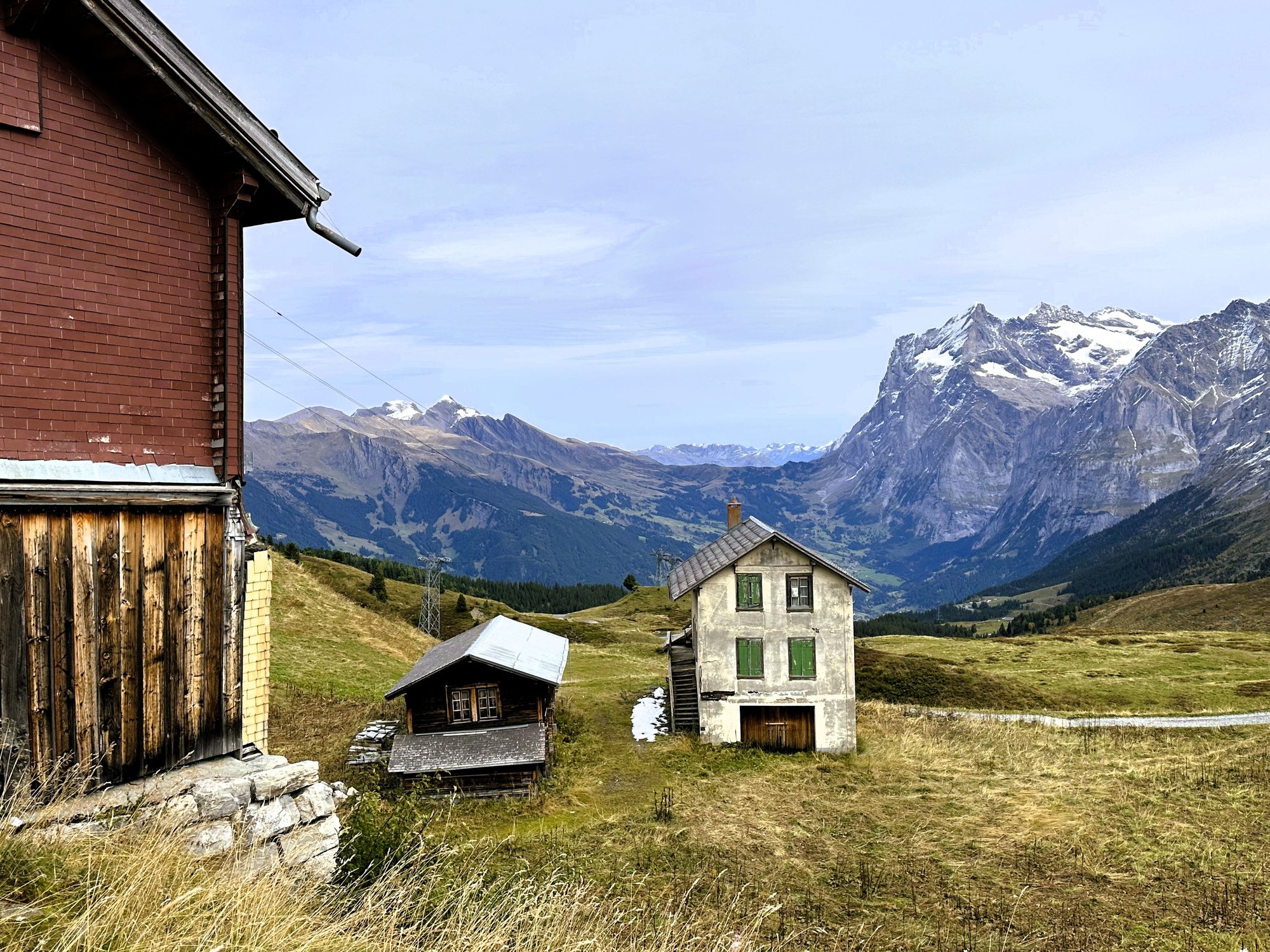 Hiking to Kleine Scheidegg
