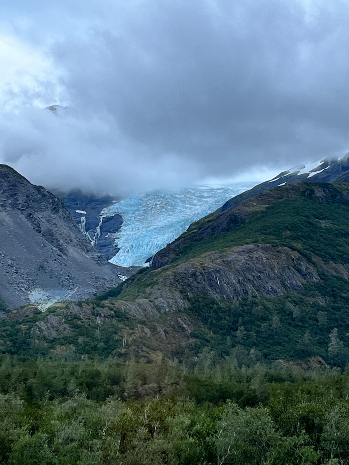 This route is called Glacier Discovery. You see a number of glaciers near Whittier