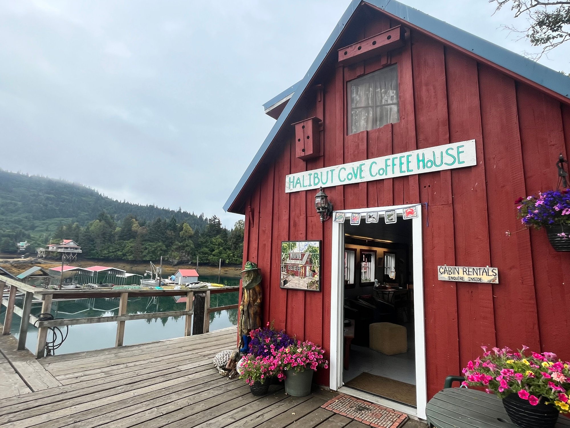 Halibut Cove coffee shop