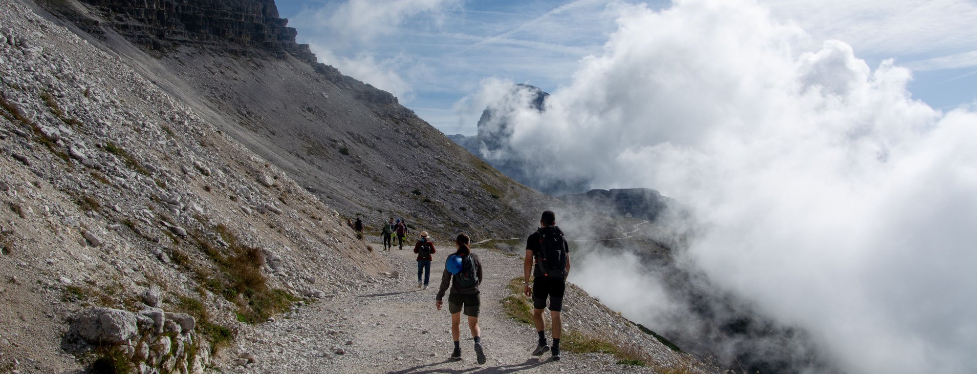 Setting off from R.Auronzo