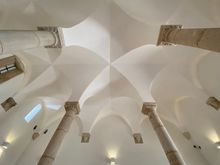 Interior of the synagogue, the oldest in Portugal 