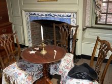 Parlor in Betsy Ross house where she received George Washington 