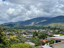 View from our deck from kitchen end.