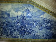 Azulejos in stairwell