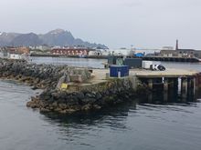 Getting ready to dock