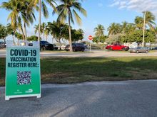 Not a bad place to get a booster shot.!