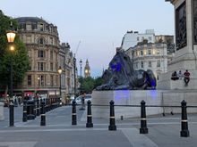 Elizabeth Tower peeking through in the distance