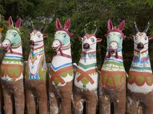 A small Ayyanar shrine at the edge of the village 