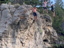 Does your attorney cliff jump? I didn’t because it was cold and I was wearing a sweater and jeans. 