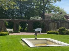 The “secret garden” is open to the public but I rarely see anyone there. 