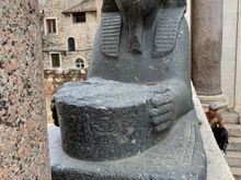 3500 BC sphinx in the Palace.