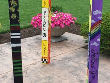 The day of the class. Mines in the middle of my friend’s. 