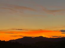 Sunset from the terrace