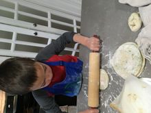 Sorry couldn't turn the pic around
Sunday project - scallion pancakes 