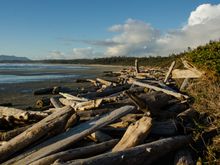 Remote Wick(annish) Beach, not to be confused with Tofino's upscale lodge of the same name.