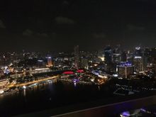 This shot and the others are from the terrace off that restaurant on top of MBS.