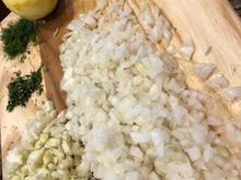 This seems to be sideways, sorry.... the mise en place.