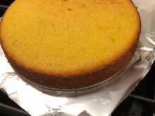 
Right out of the oven.  The fragrance of oranges is heaven!

